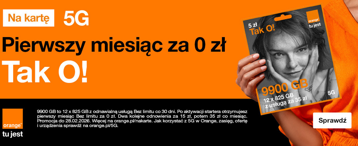 Promocja Orange na kartę
