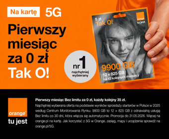 Promocja Orange na kartę